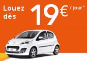 15% de réduction sur votre location de voitures